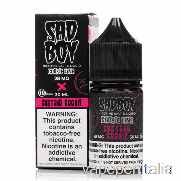 Biscotto Alla Crema Pasticcera In Italia - Sali Sadboy - 30ml 48mg